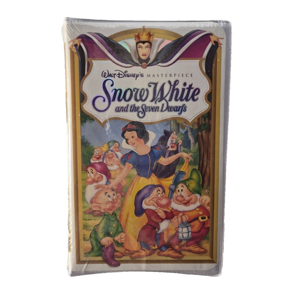 Snow White & the Seven Dwarfs (VHS, 1994) Walt Disney Masterpiece Collection NEW